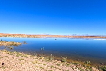 Barrage El Mansour Eddahbi, Ouarzazate Lake in Morocco