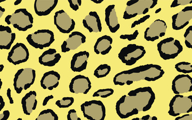 Abstract modern leopard seamless pattern. Animals trendy background. Color decorative vector stock illustration for print, card, postcard, fabric, textile. Modern ornament of stylized skin