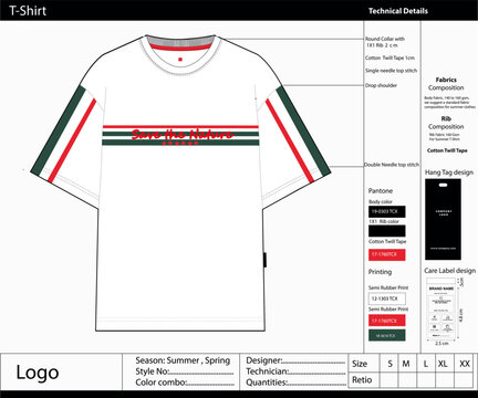 t shirt techpack save the nature