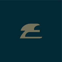Eagle letter E logo design business name ideas vector editable 