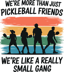 Obraz premium Pickleball T-shirt Design