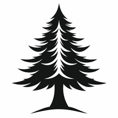christmas tree silhouette