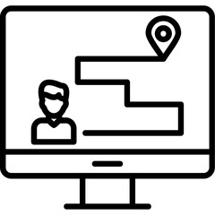Customer Journey Map Icon