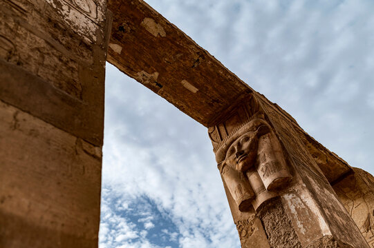 Sculpted Archway at Hatsepsut Temple, Egypt