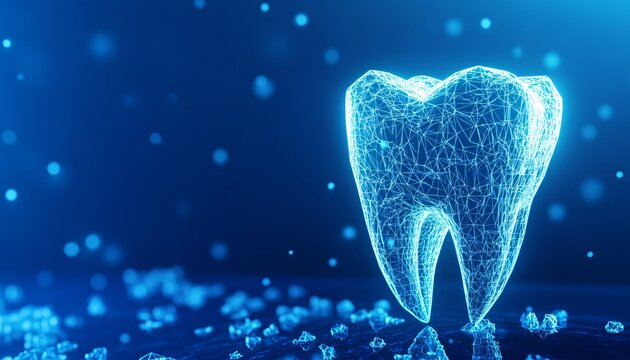 Innovative 3D Representation of Cutting-Edge Dental Technology Enhancing Teeth Healthcare and Patient Comfort