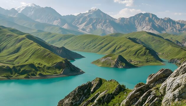 Serene Beauty of Lake Charvak
