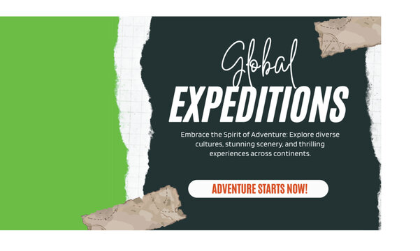 Global Expeditions YouTube Thumbnail Templates for Vlog & Travellers