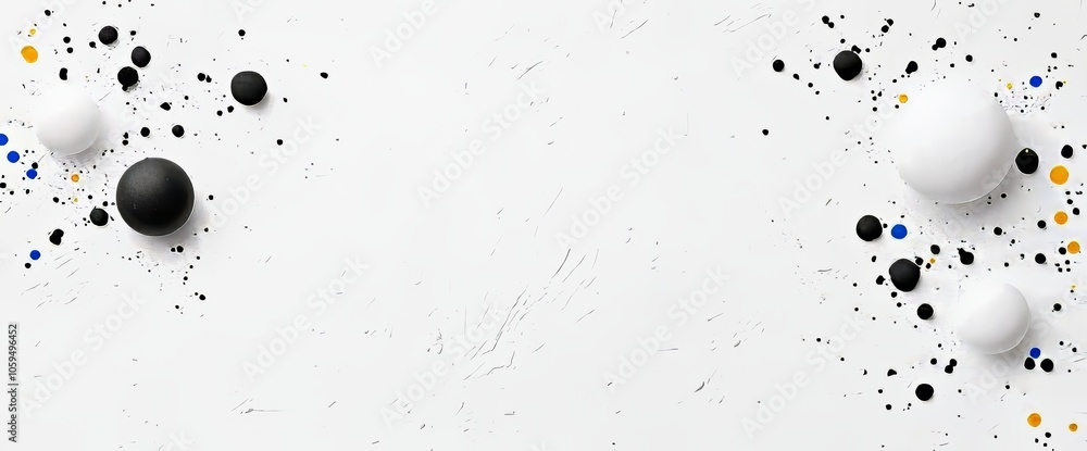 Poster an abstract background texture with dots and splashes in a seamless dotted pattern