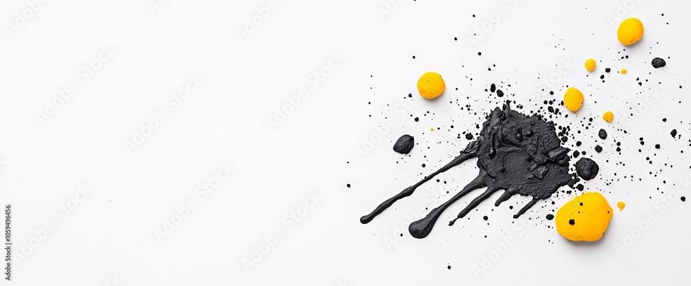 Poster a seamless dotted pattern with noise grain repeating background texture particles splashing drops