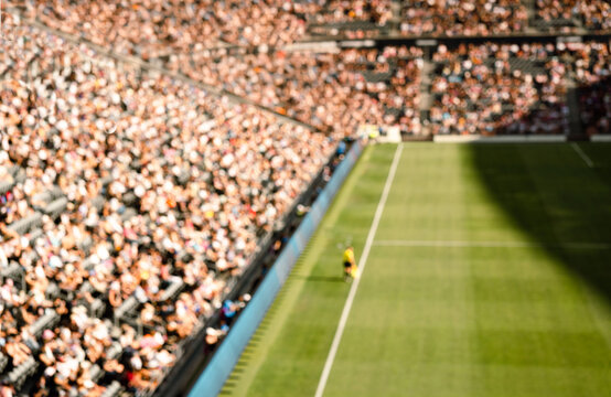 Blurry Stadium Audience 