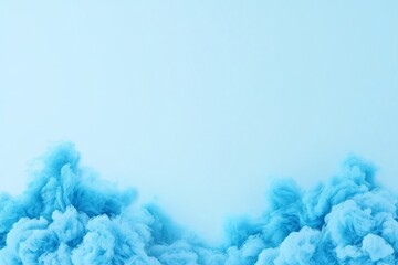Fototapeta premium A handpainted abstract image featuring bright winter blue ink and watercolor textures against a white paper background. Paint leaks and ombre effects add a touch of magic to the image.