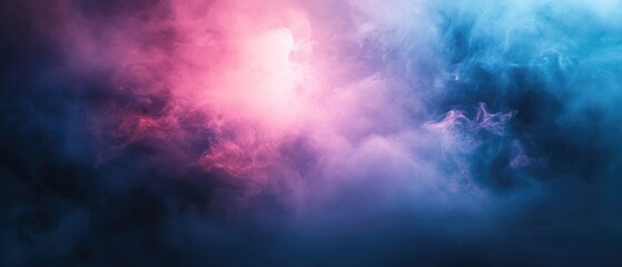 Ultrawide Abstract Colorful Clouds Background