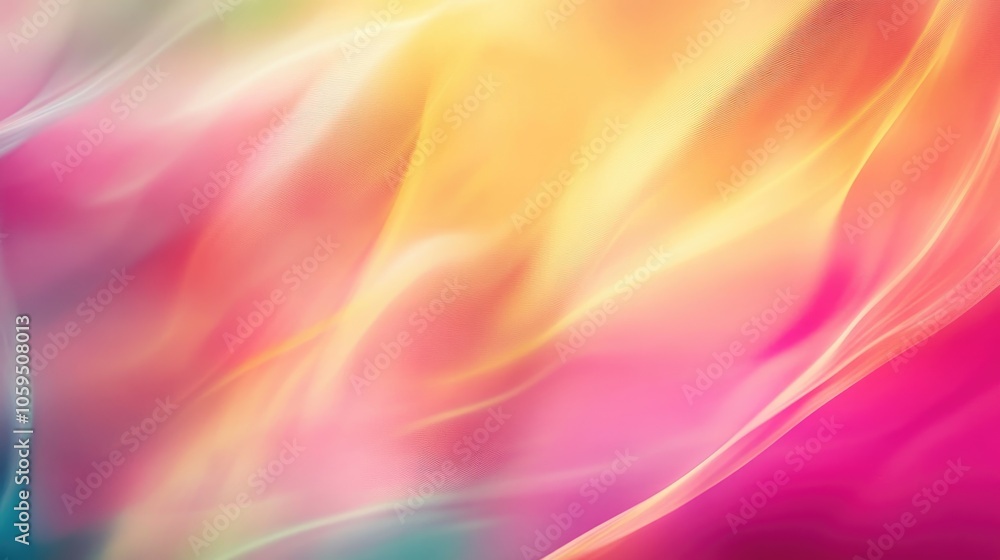 Poster vibrant and softly blurred abstract background colors
