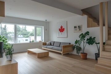 Fototapeta premium High-quality shot of Canadian flag , great for seasonal or holiday imagery