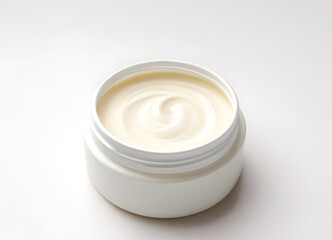 white cream container jar beauty moisturizer skin
