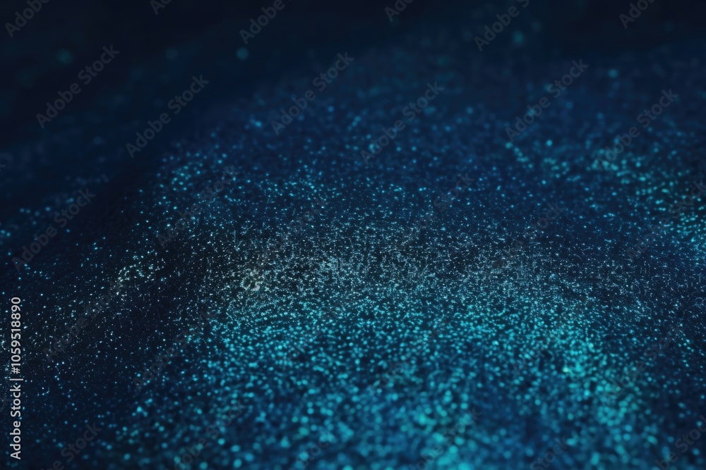 Aufkleber abstract deep blue texture with shimmering particles creating a starry effect. cosmic and elegant ba