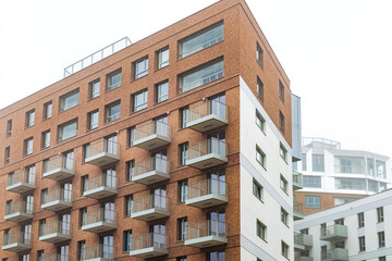 Fototapeta premium New house construction. Concrete frame 