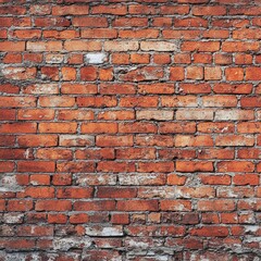 Naklejka premium Vintage Red Brick Wall Texture