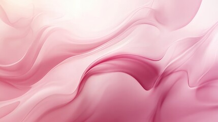 Obraz premium Elegant flowing pink hues a soft abstract background for creative projects