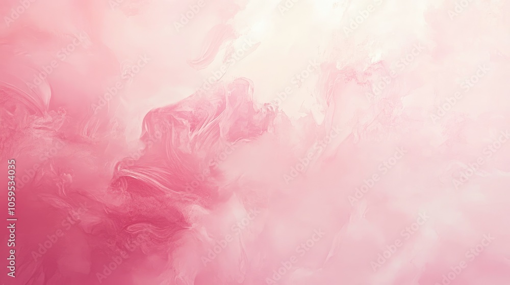Poster soft pink abstract background with fluid swirls and whimsical patterns for creative projects