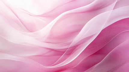 Obraz premium Delicate layers of pink silk an exploration of softness and elegance in fabric texture