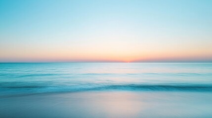 Obraz premium Peaceful Seascape at Sunset