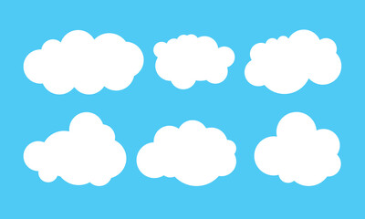 cloud shape vector. cloud shape icon. vector cloud shape