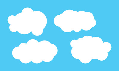Fototapeta premium icon cloud. cloud icon vector art. cloud icon illustration