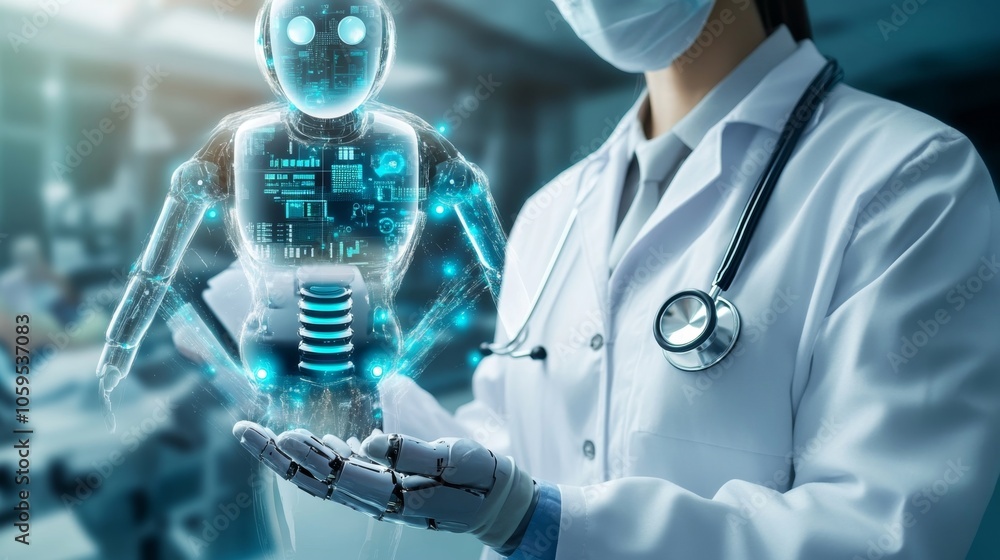 Poster the intersection of medicine and technology a glimpse into the future of healthcare with robotics