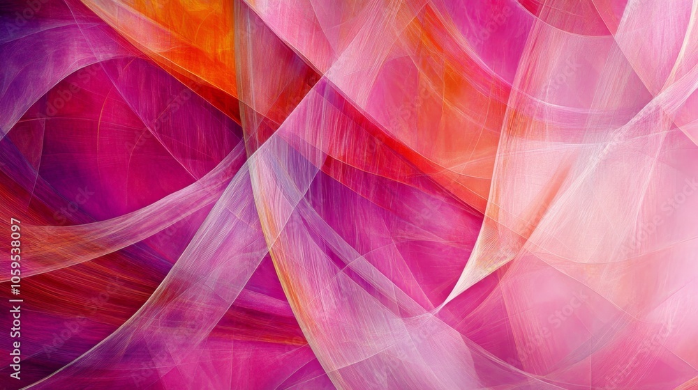 Poster vibrant abstract swirls a dance of colors and light in dynamic patterns