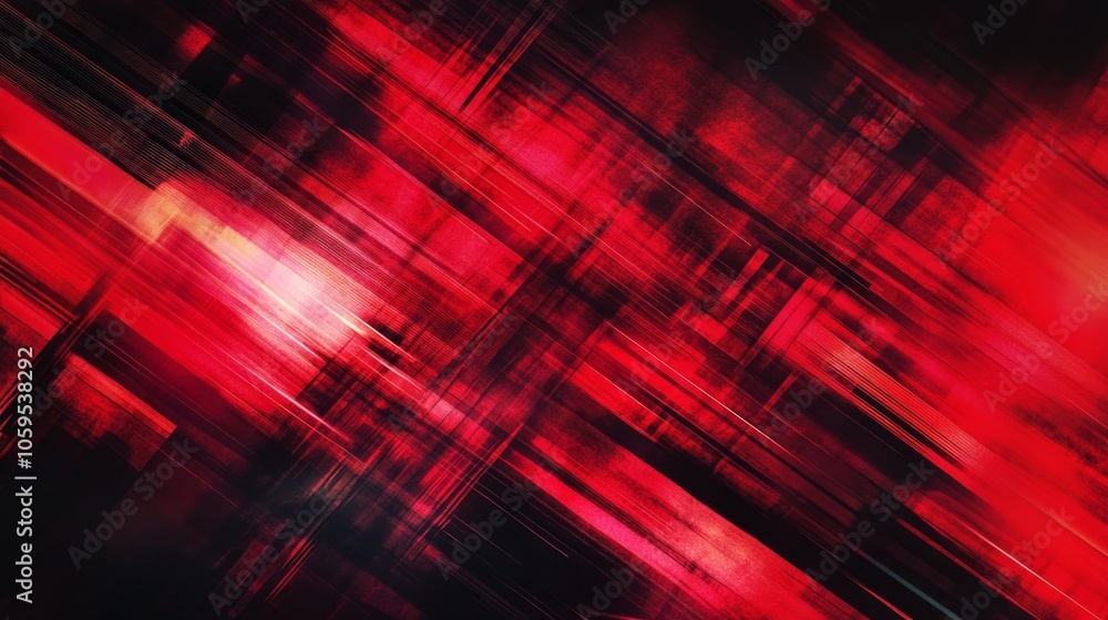 Poster dynamic red abstract background with striking lines and patterns for creative designs and art projec