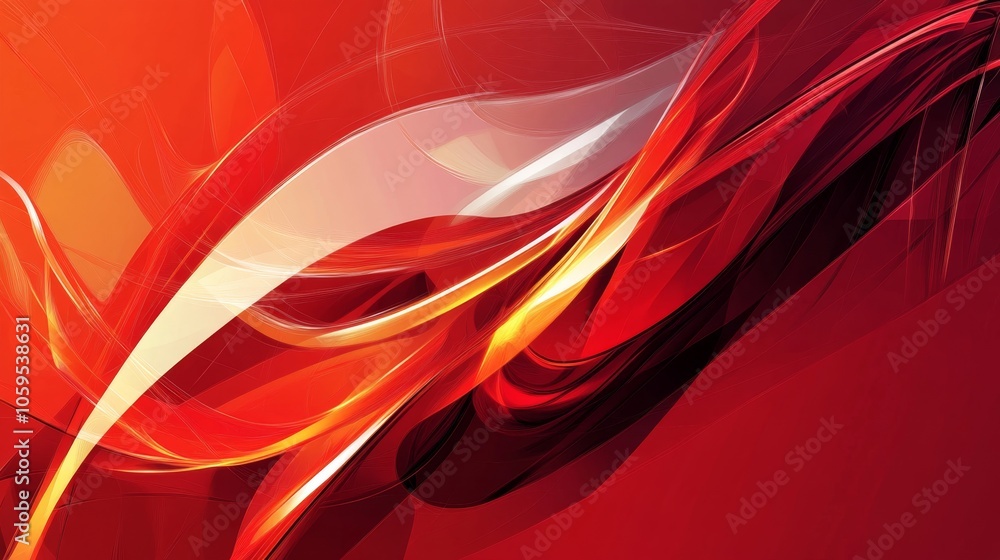 Poster dynamic flow of colors a vivid exploration of abstract art representing energy and movement