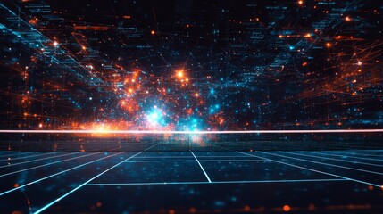 Celestial event themed illustration featuring betting odds supernovas