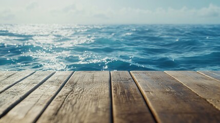 Fototapeta premium Serene Ocean View
