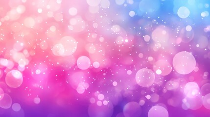 Obraz premium Abstract background with pink and blue bokeh.