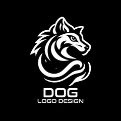 Fototapeta premium Dog Vector Logo Design