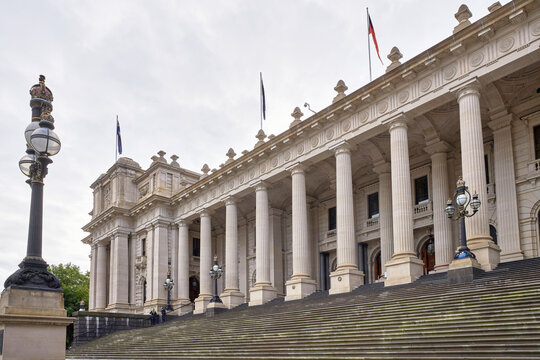 State Parliament Building in Melbourne, VIC