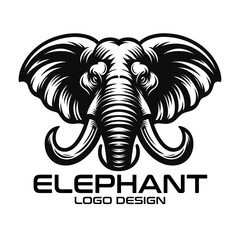 Obraz premium Elephant Vector Logo Design