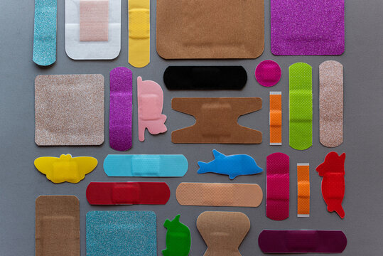 Collection of band aids 