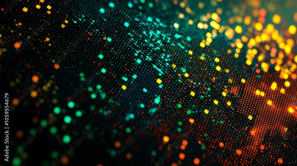Aufkleber innovative digital pixel patterns for it services and communication technology background design