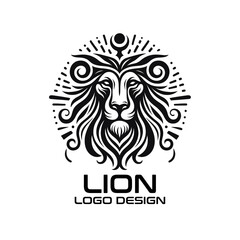 Fototapeta premium Lion Vector Logo Design