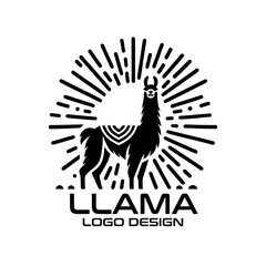 Llama Vector Logo Design 