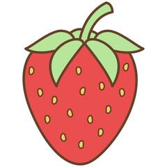 Fototapeta premium Strawberry Fruit Clipart
