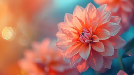 Fototapeta premium Discover the intricate beauty of flowering cabbage and squash plants basking in gentle sunlight, showcasing delicate petals and vibrant colors. Generative AI