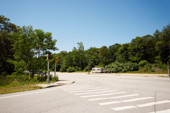 Out-of-town intersection