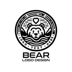 Bear Vector Logo Design