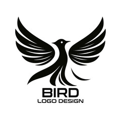 Fototapeta premium Bird Vector Logo Design