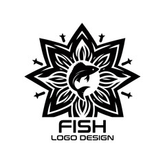 Obraz premium Fish Vector Logo Design