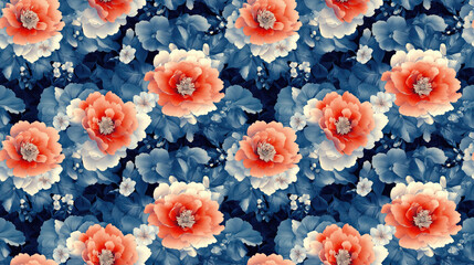 Obraz premium Seamless abstract artistic pattern perfect for custom design posters ideal for unique loft interior wallpaper