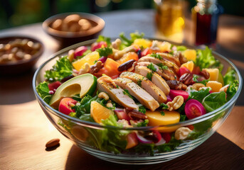 salad with vegetables